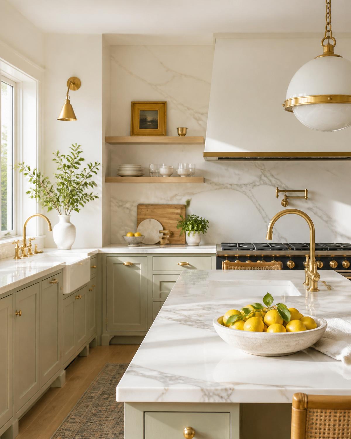 Bright, spotless kitchen after a PureHaven Cleaning residential cleaning service